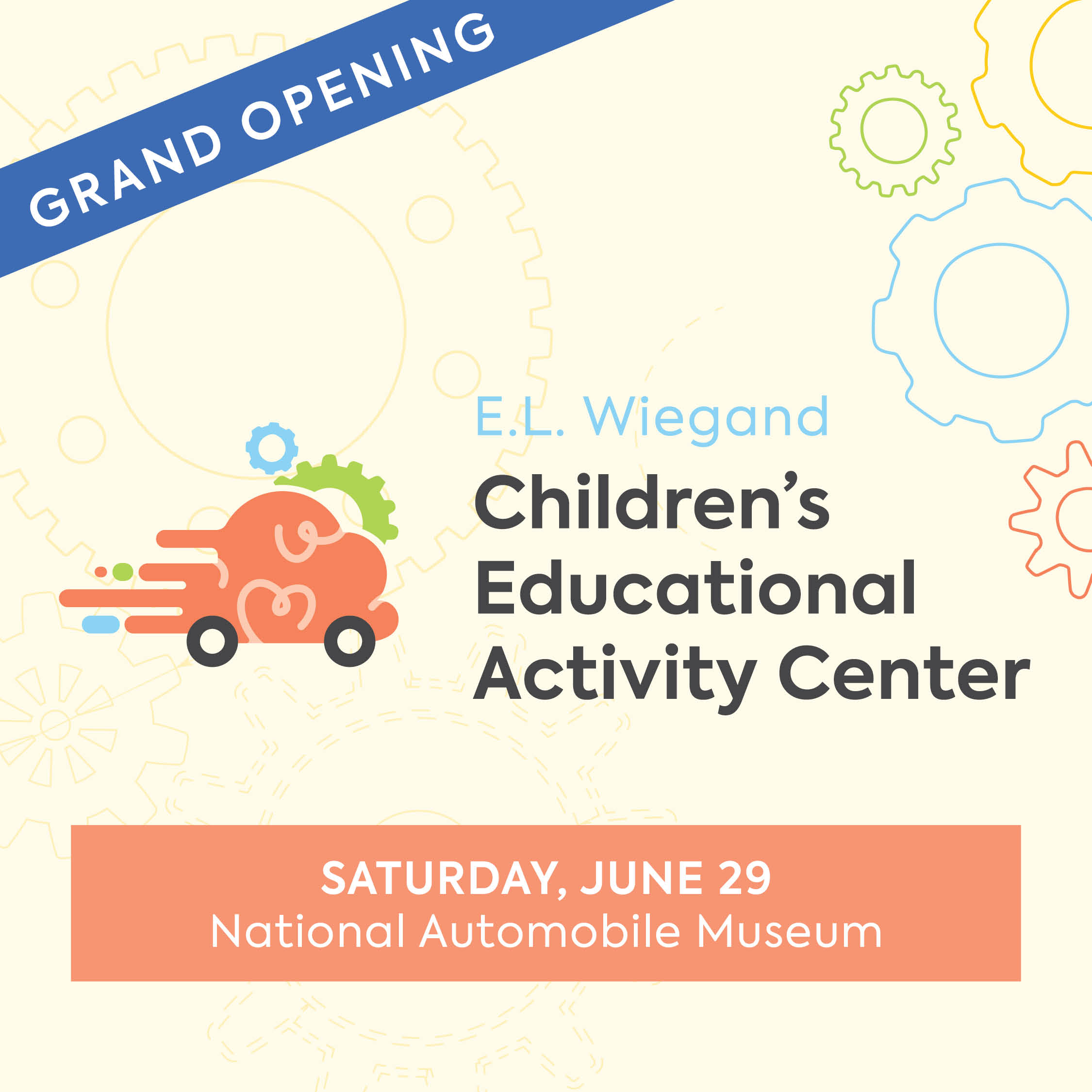 GRAND OPENING – E.L. WIEGAND CHILDREN’S EDUCATIONAL ACTIVITY CENTER